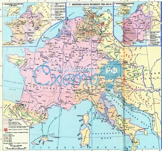 Франкское государство, Империя Карла Великого (768-814 гг.)