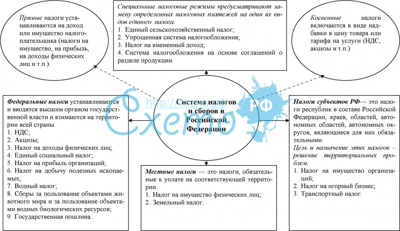 Система налогов и сборов в РФ