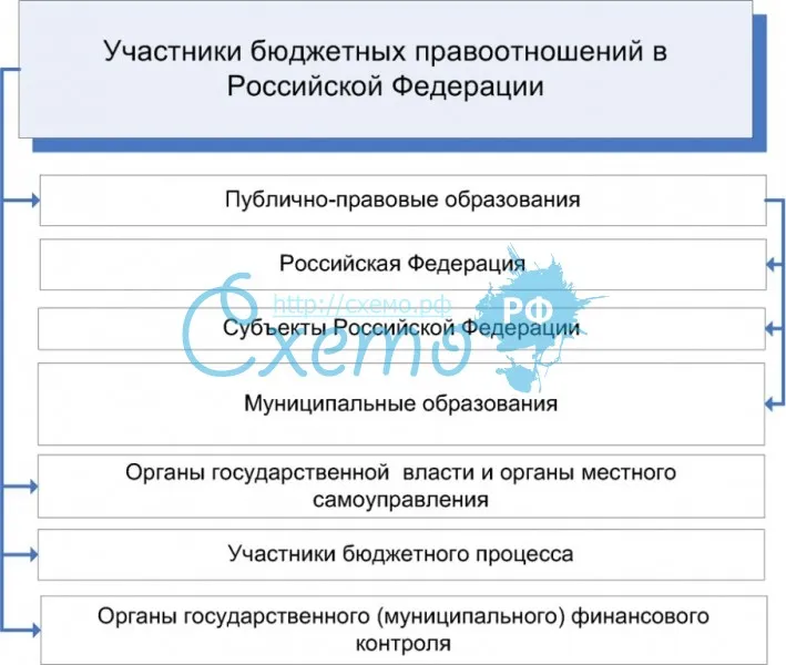 Участники бюджетных правоотношений в Российской Федерации