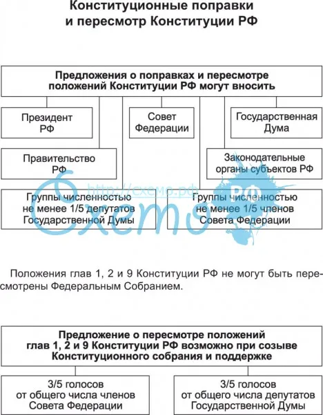 Конституционные поправки и пересмотр Конституции РФ