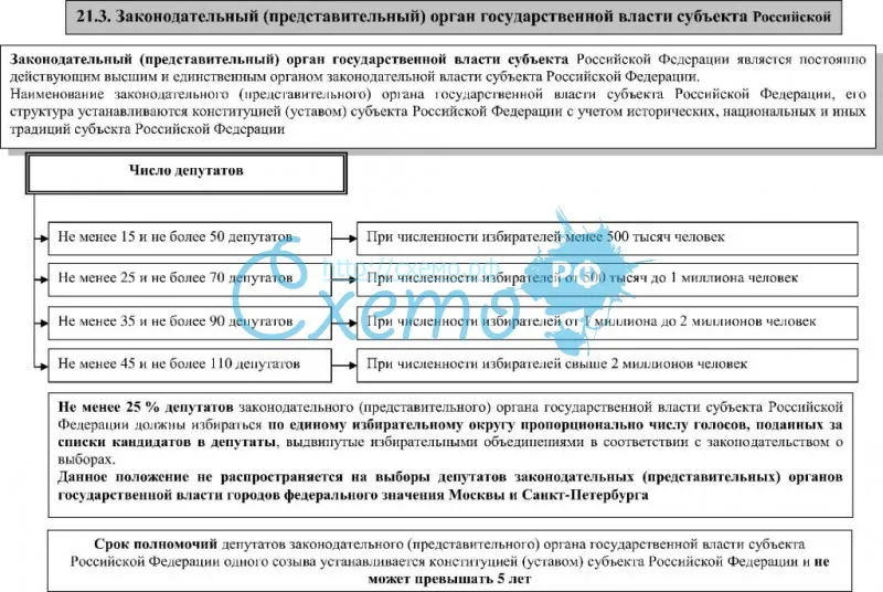 Законодательный (представительный) орган государственной власти субъекта РФ