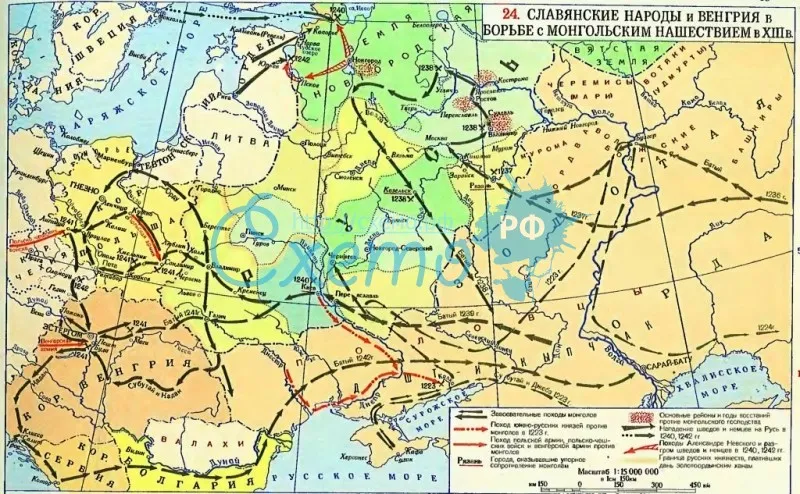 Славянские народы и Венгрия в борьбе с монгольским нашествием в XIII в.