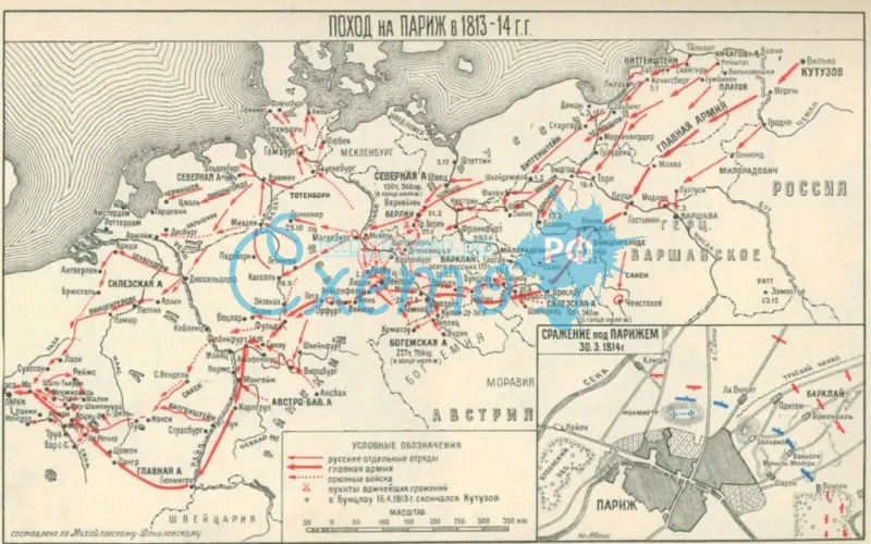 Поход русской армии на Париж 1813-1814 г.