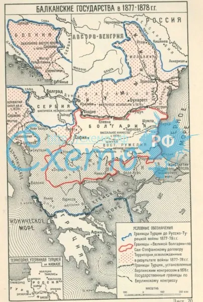Балканские государства в 1877-1878 гг.