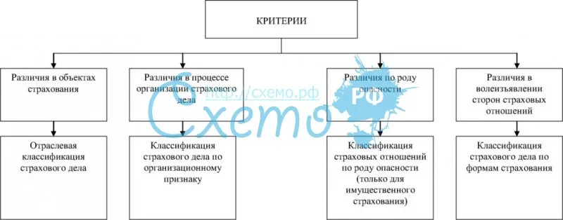Система классификации страхового дела в российской федерации