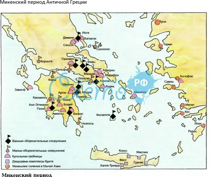 Микенский период Античной Греции