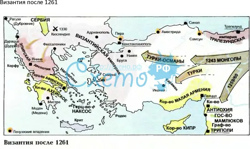 Византия после 1261