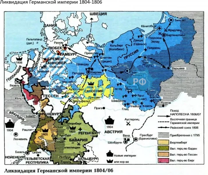 Ликвидация Германской империи 1804-1806