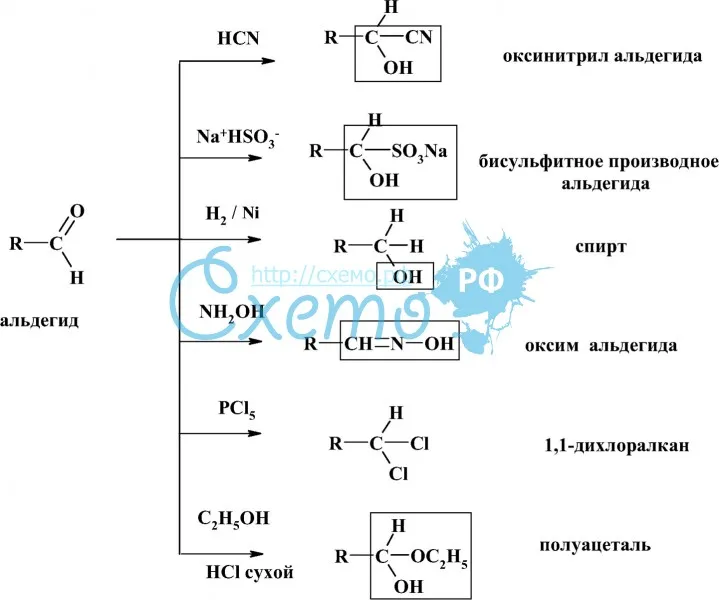 Типичные реакции альдегидов ( кетонов)