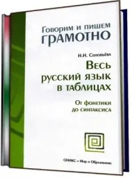 Соловьева Н.Н. Весь русский язык в таблицах От фонетики до синтаксиса, 2009