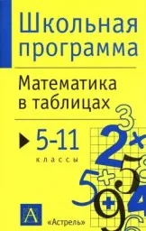 Математика в таблицах 5-11 класс, справочные материалы, Астрель, 2011 г