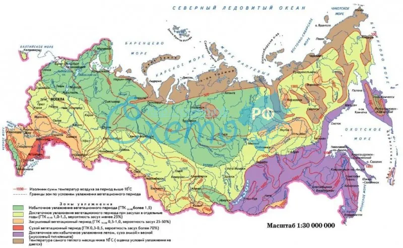 Агроклиматическая карта